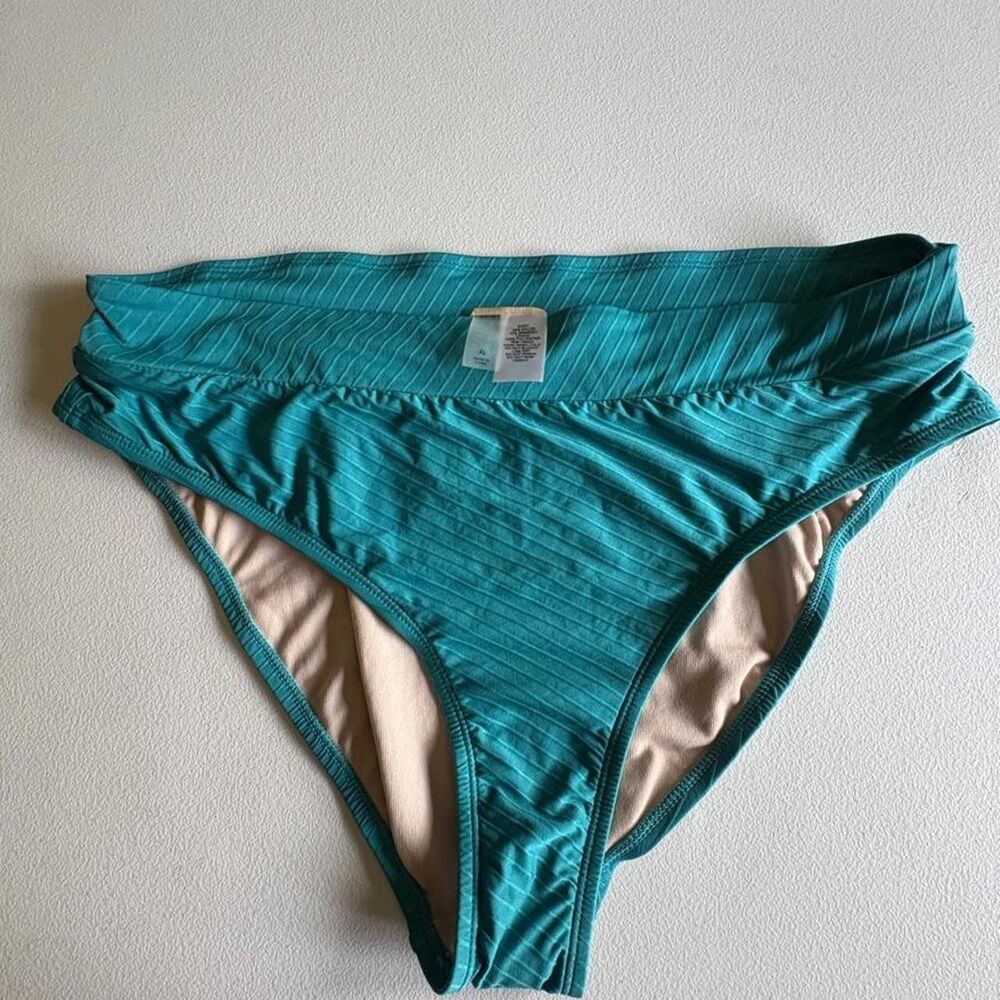 Jcpenney Women's Blue and Green Bikini-and-tankini-bottoms